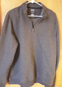 Croft & Barrow 1/4 Zip Fleece Pullover. Mens Large